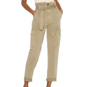 Frame - Safari belted high waisted cargo pants